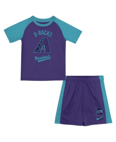 Детский комплект Nike Arizona Diamondbacks 2025 City Connect: футболка и шорты, фиолетовый Court Purple