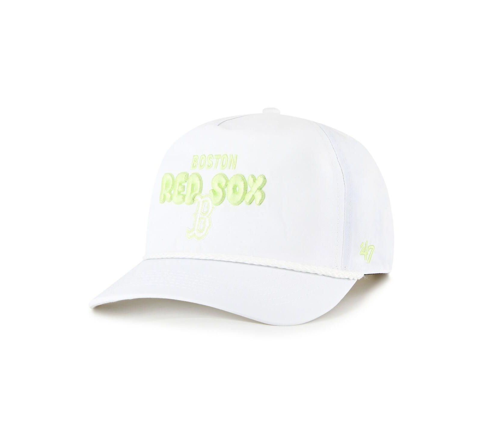Женская белая регулируемая кепка '47 Brand Boston Red Sox Bright Side Adjustable Hitch
