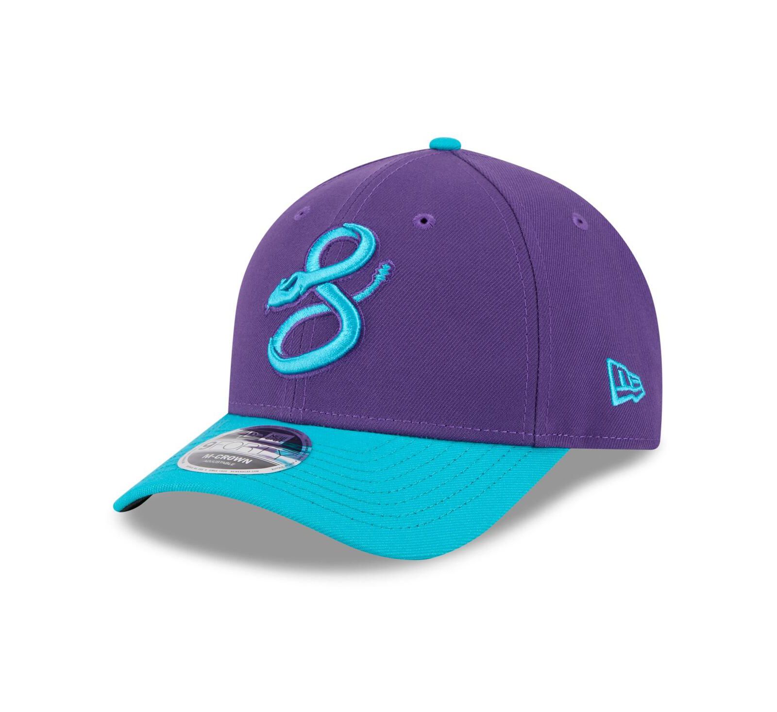 Мужская бейсболка New Era Arizona Diamondbacks 2025 City Connect 9FORTY M-Crown, фиолетово-бирюзовая