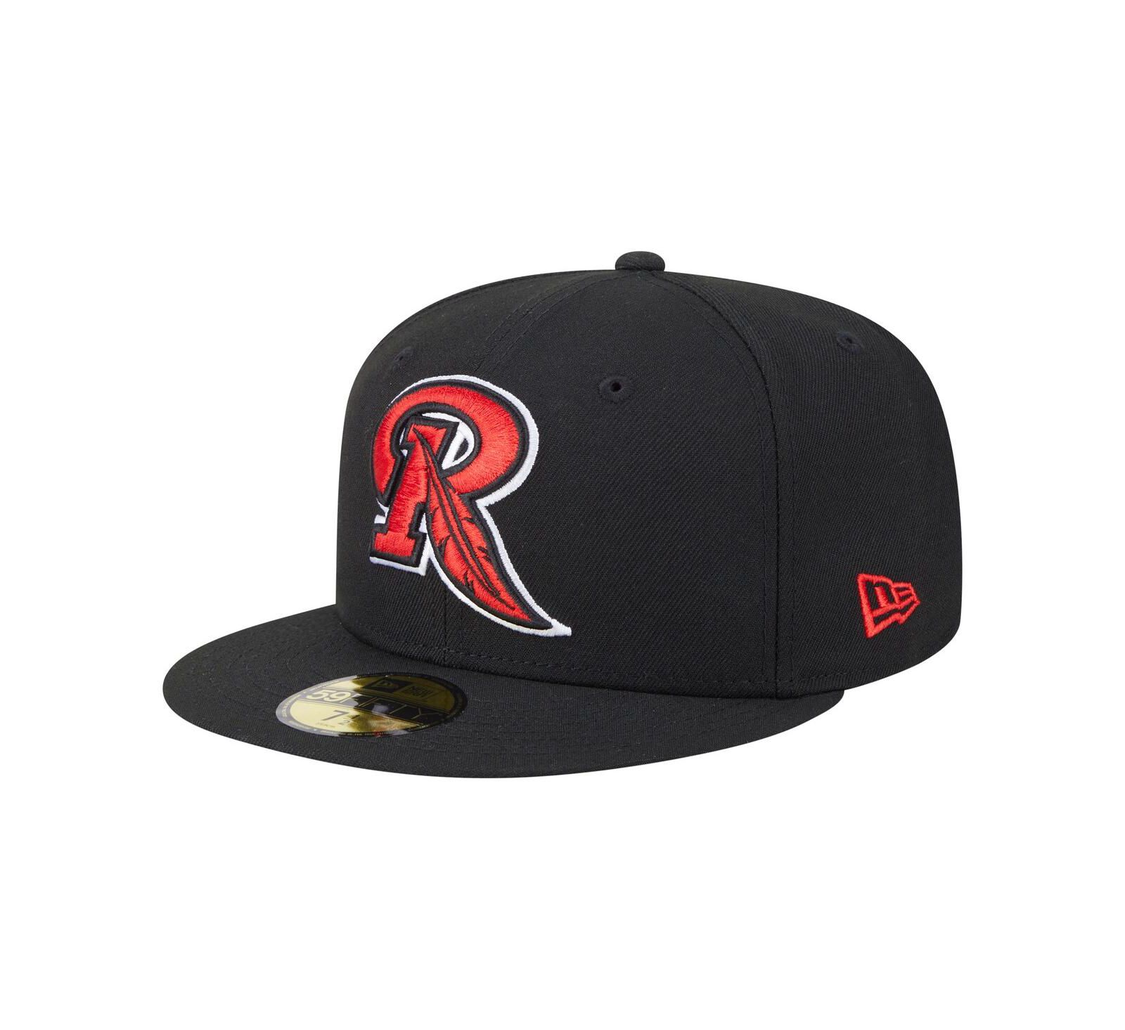 Мужская кепка New Era Black Rochester Red Wings Authentic Collection 59FIFTY Fitted Hat