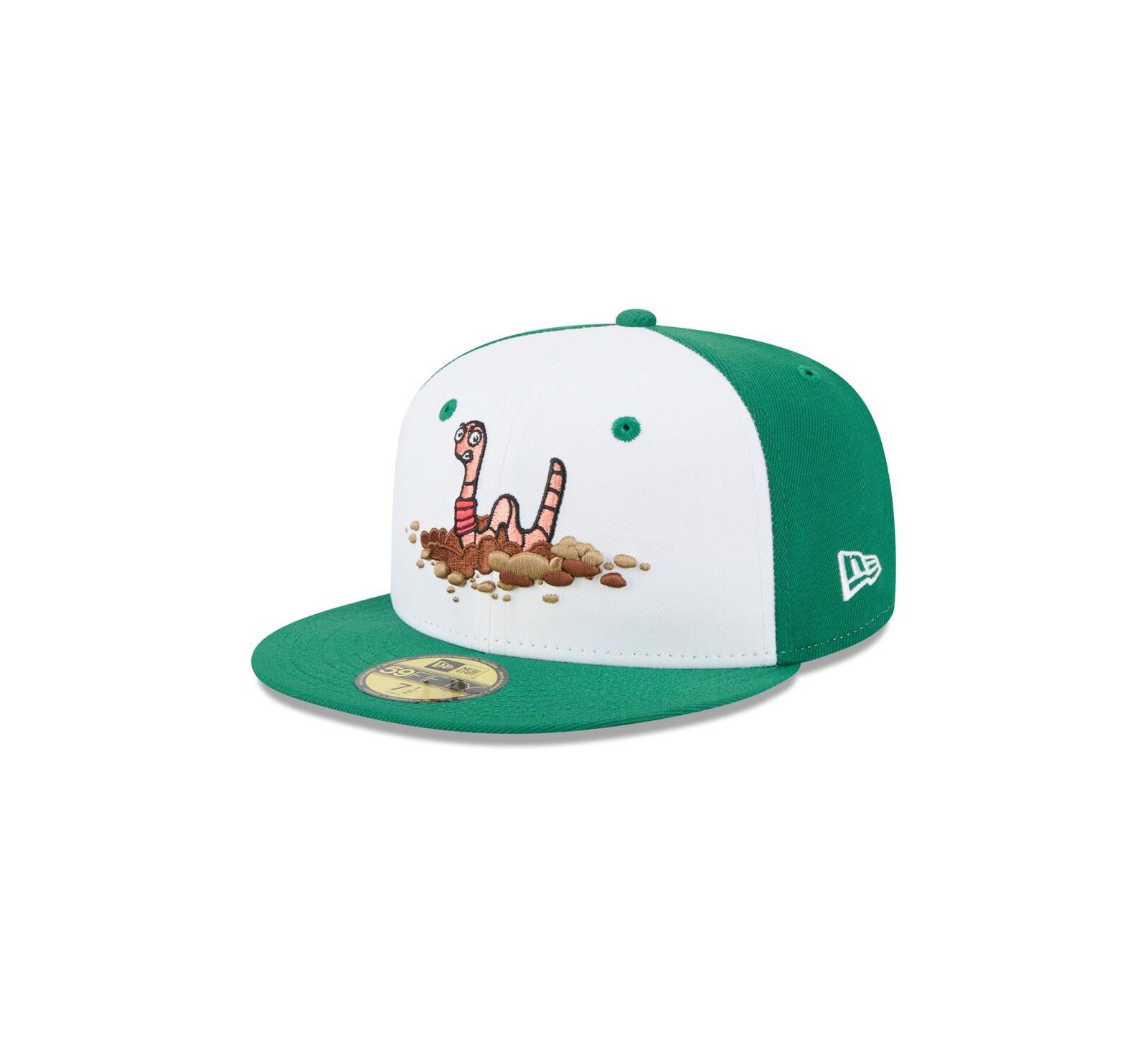 New Era Men's White Worcester Red Sox Theme Nights 59FIFTY Fitted Hat
