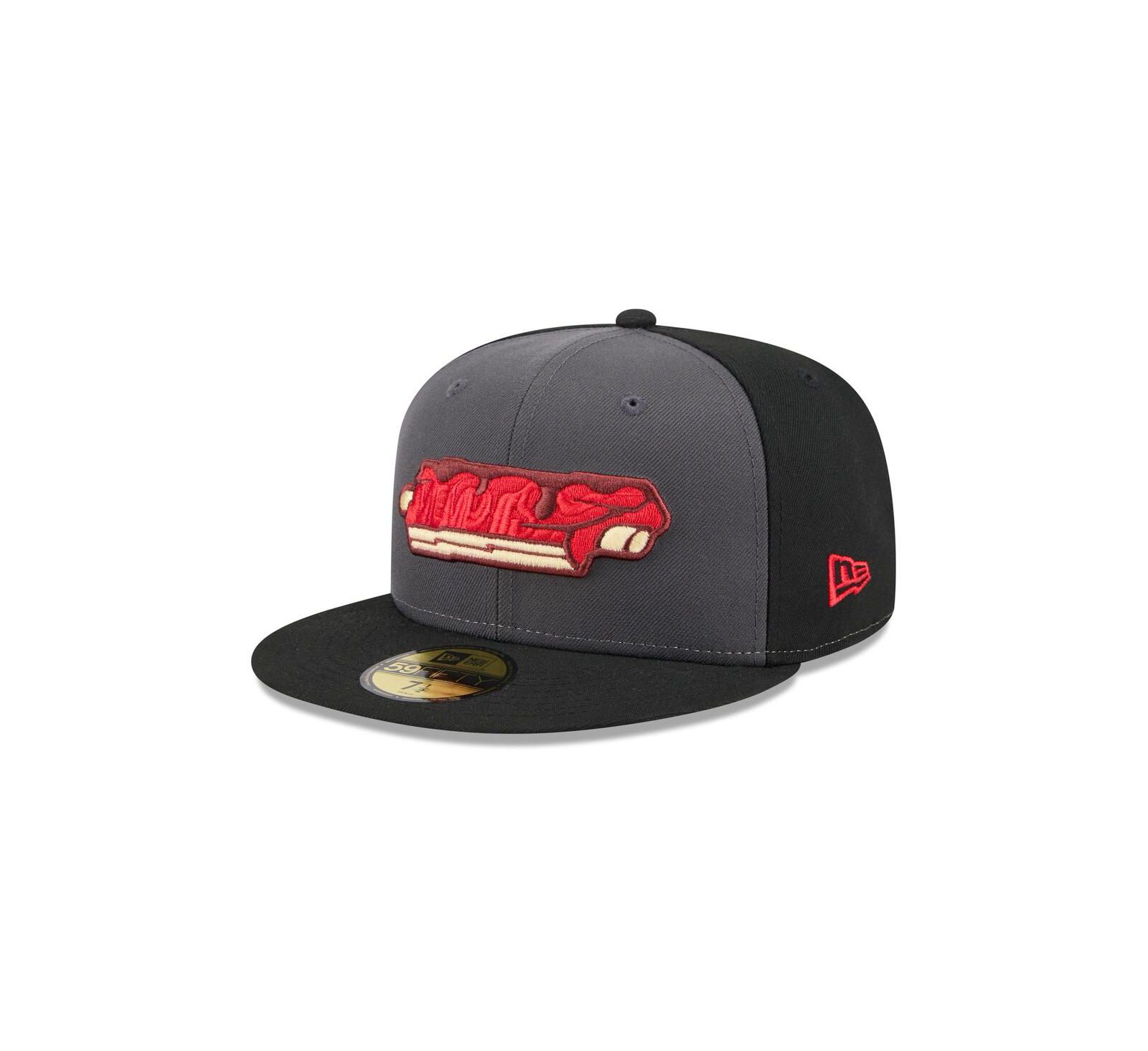 Мужская кепка New Era Gray Memphis Redbirds Theme Nights 59FIFTY Fitted