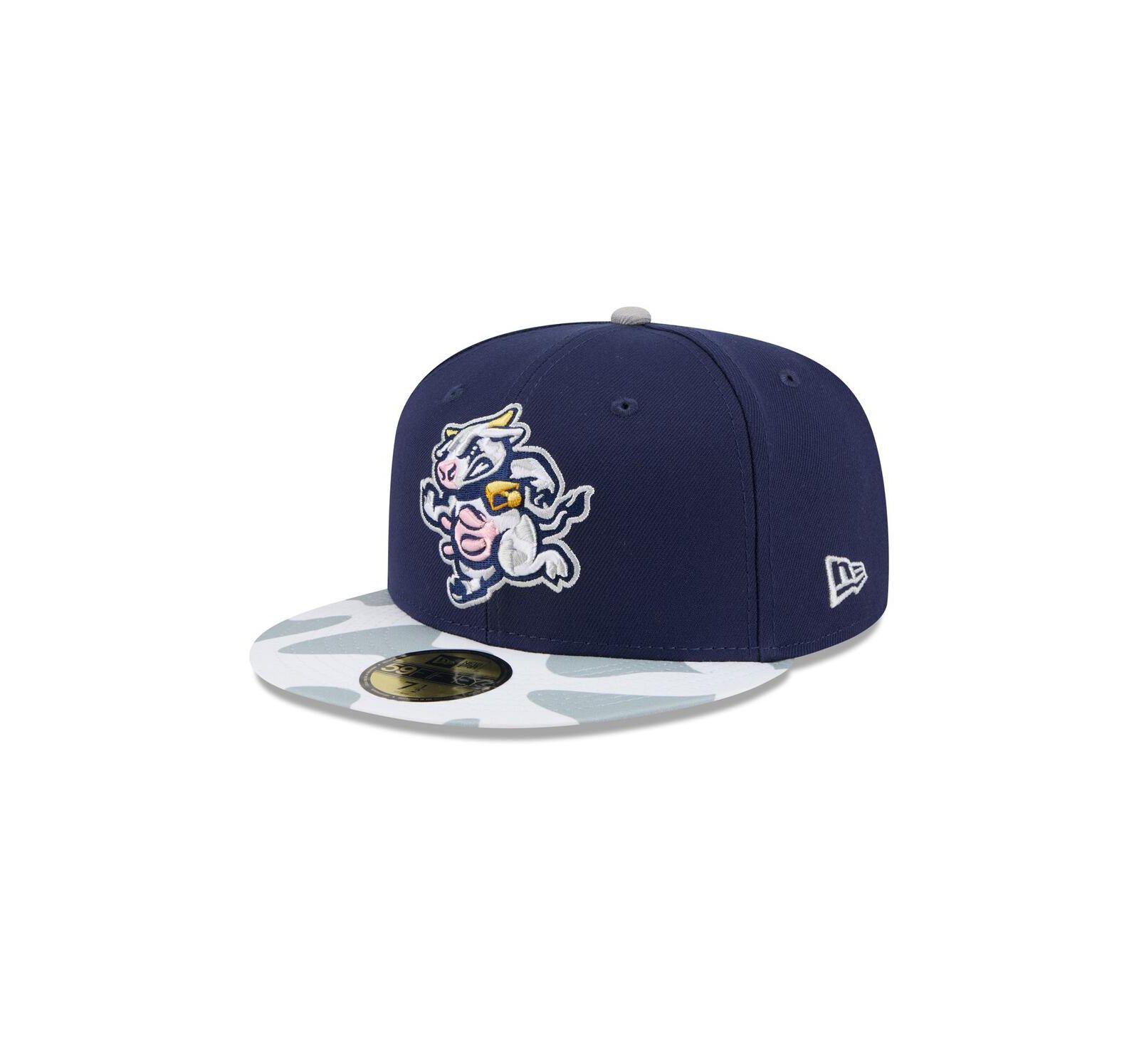 Мужская кепка New Era Navy Wisconsin Timber Rattlers Theme Nights 59FIFTY Fitted