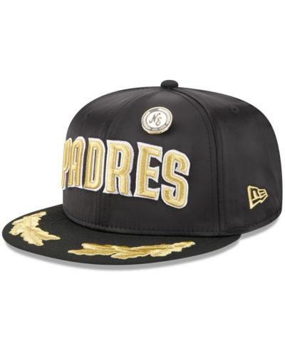 New Era Мужская кепка 59FIFTY San Diego Padres 2025 Day Gold Leaf Black