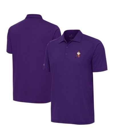 Мужская рубашка-поло Antigua Purple Clemson Tigers Golfer Tribute