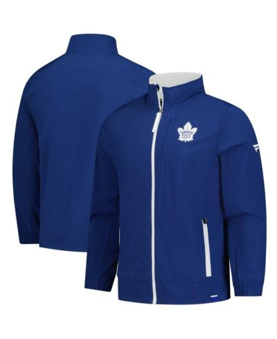 Мужская куртка Fanatics Toronto Maple Leaf's Authentic Pro Rink Coaches Full-Zip синего цвета