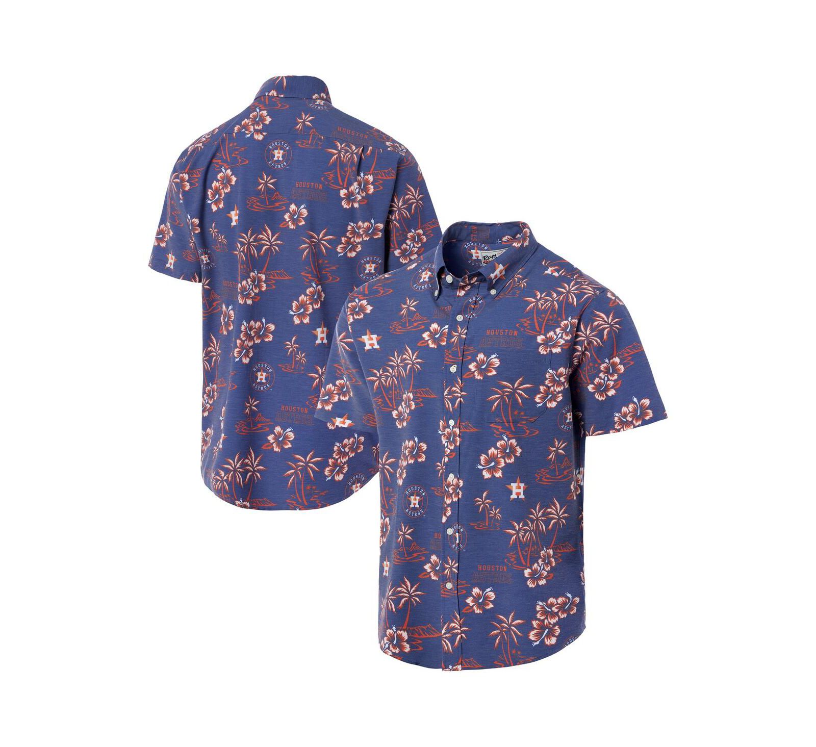 Мужская рубашка Reyn Spooner Navy Houston Astros Kekai Performance Button-Up