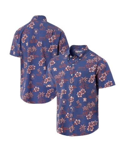 Reyn Spooner Men's Navy Houston Astros Kekai Performance Button-Up Top
