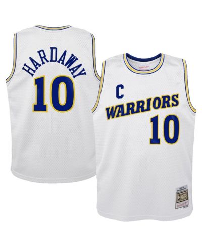Джерси Mitchell & Ness Tim Hardaway Golden State Warriors 1990-91 Hardwood Classics Swingman Throwback Home для мальчиков и девочек
