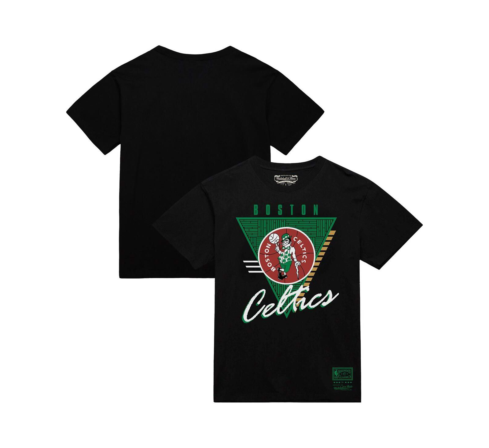 Мужская футболка Mitchell & Ness Boston Celtics Worldwide Collection, черная