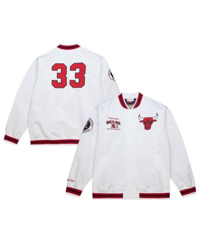 Мужская атласная куртка Mitchell & Ness Scottie Pippen Chicago Bulls
