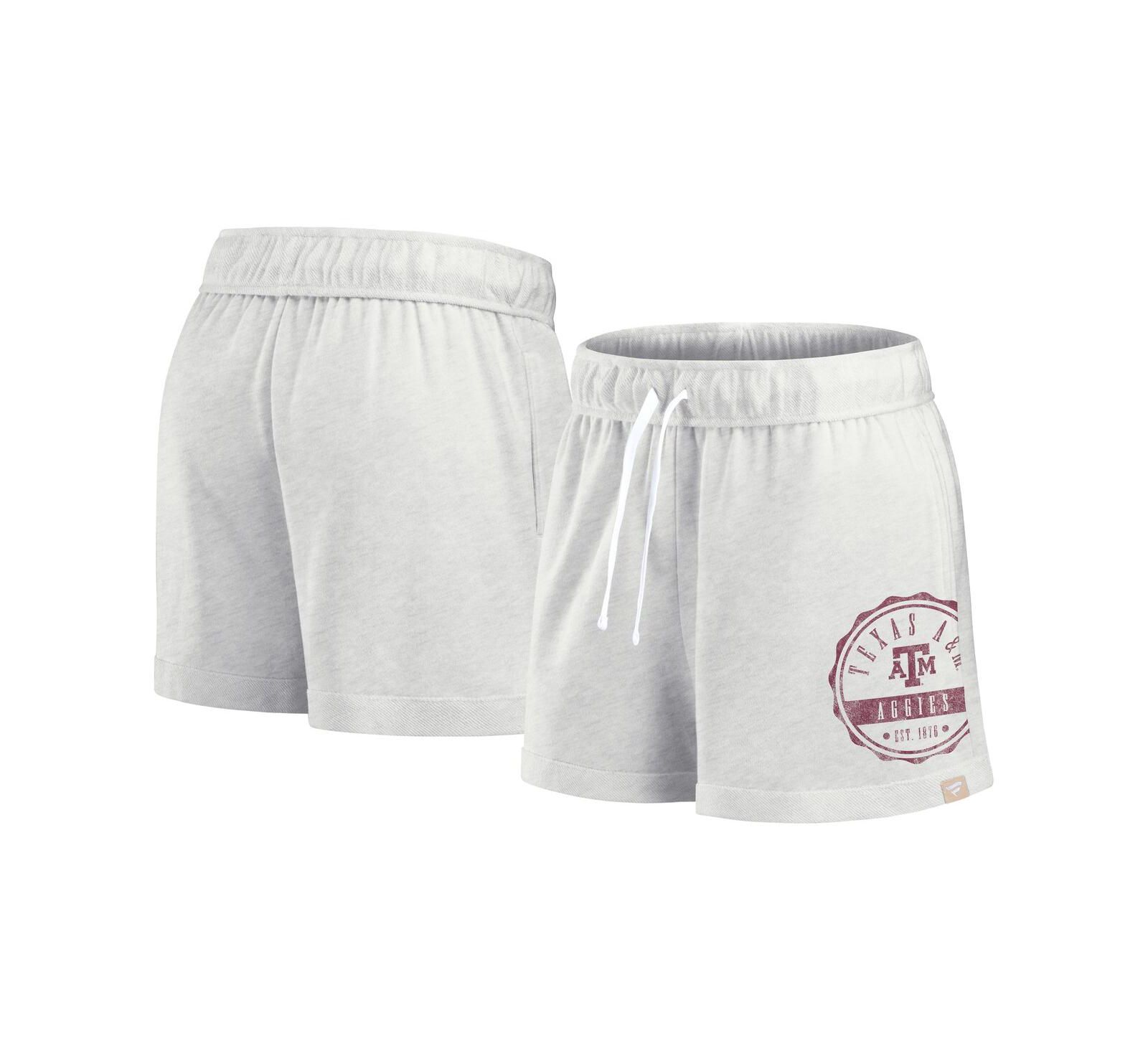 Женские шорты Fanatics Oatmeal Texas A&M Aggies Win Badge