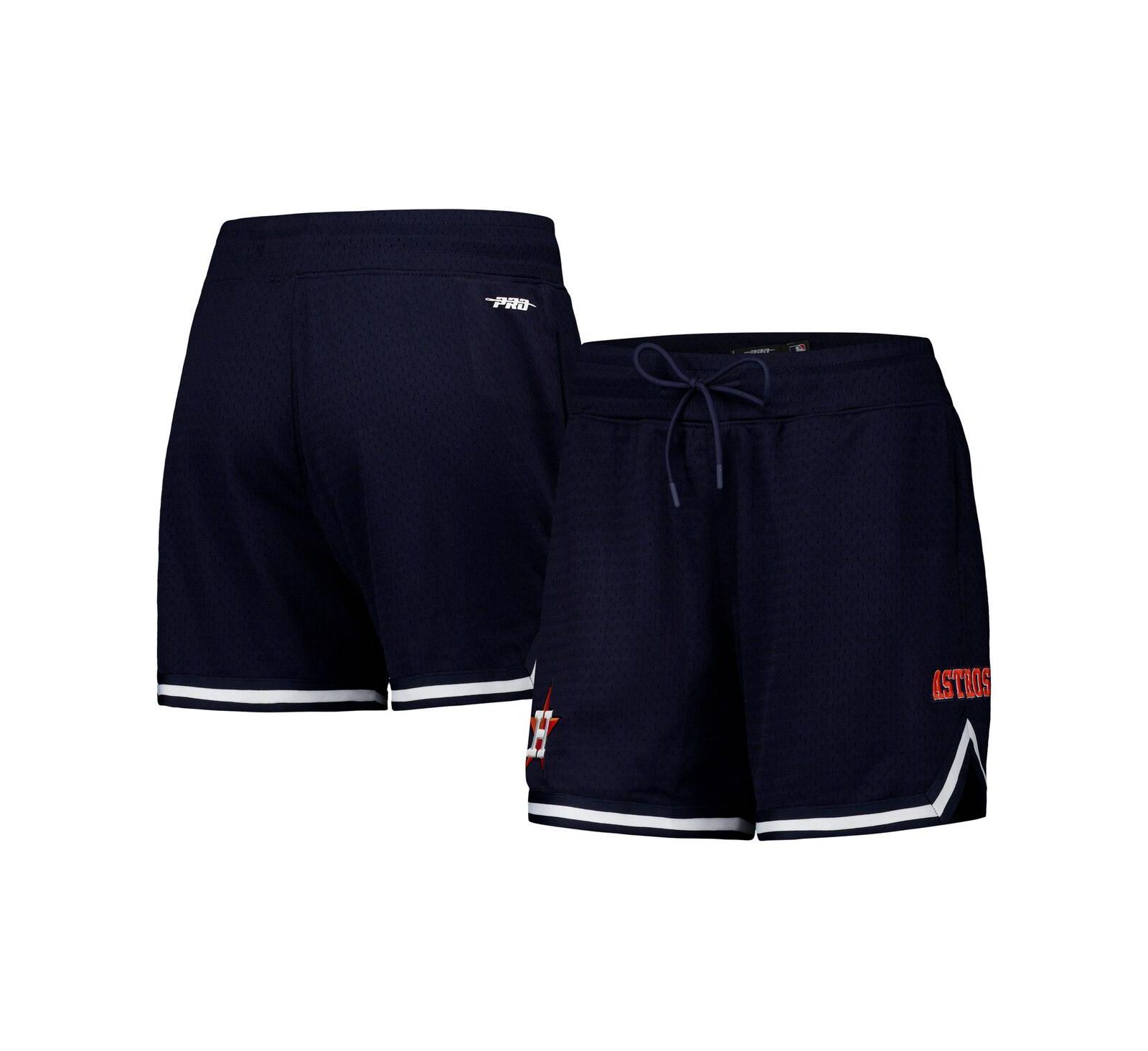 Женские сетчатые шорты Pro Standard Houston Astros Classic, темно-синие