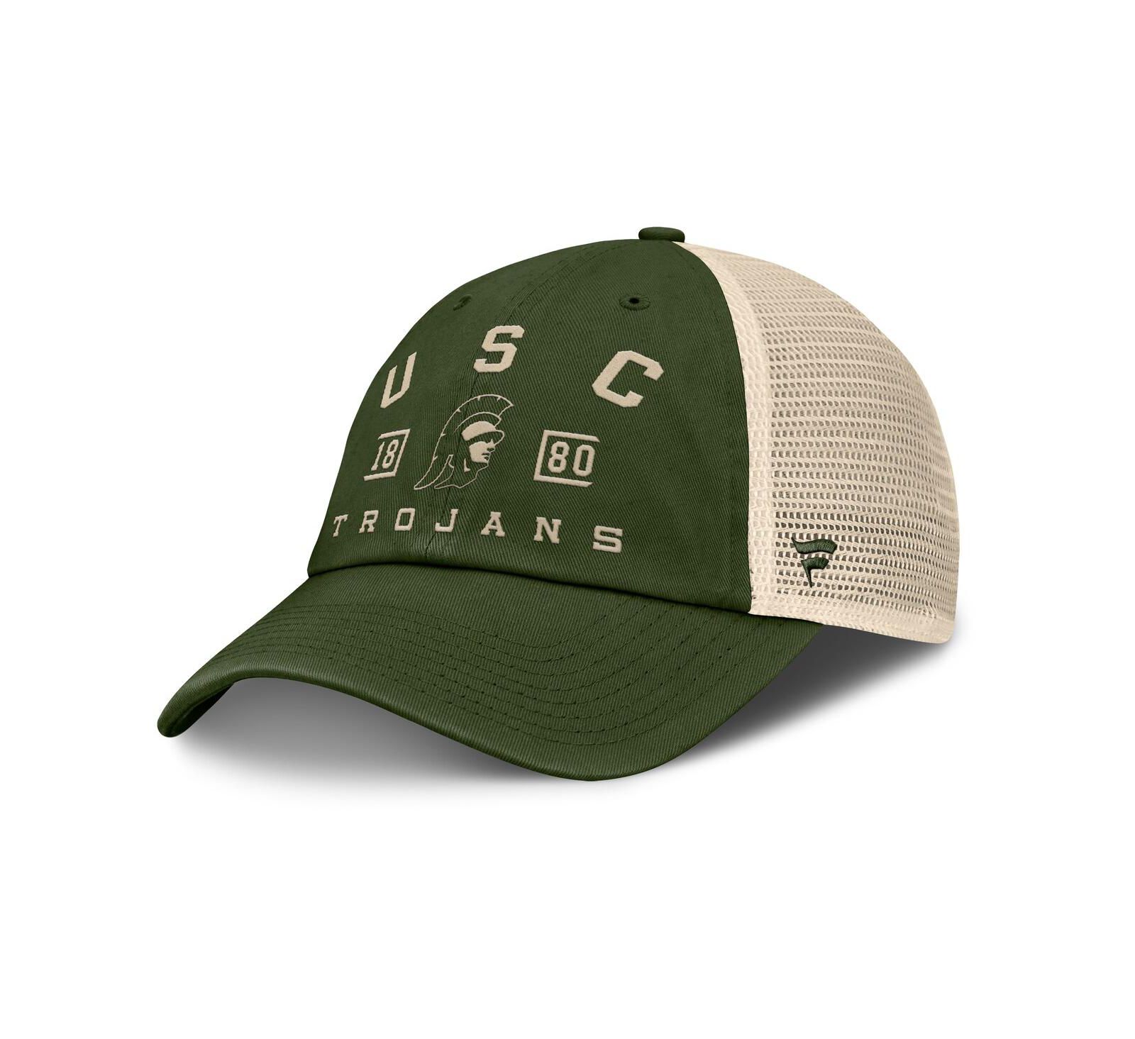 Мужская кепка Fanatics USC Trojans OHT Military Appreciation Frontier Trucker, Olive