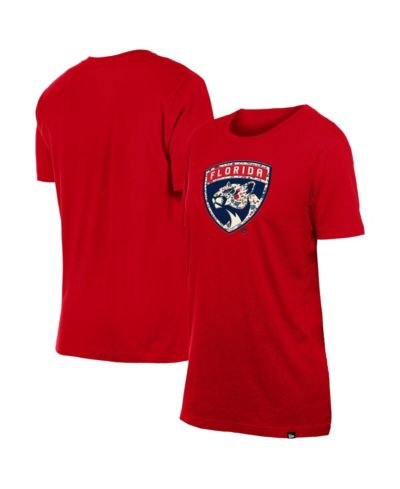 Женская футболка New Era Red Florida Panthers Glam Game Floral