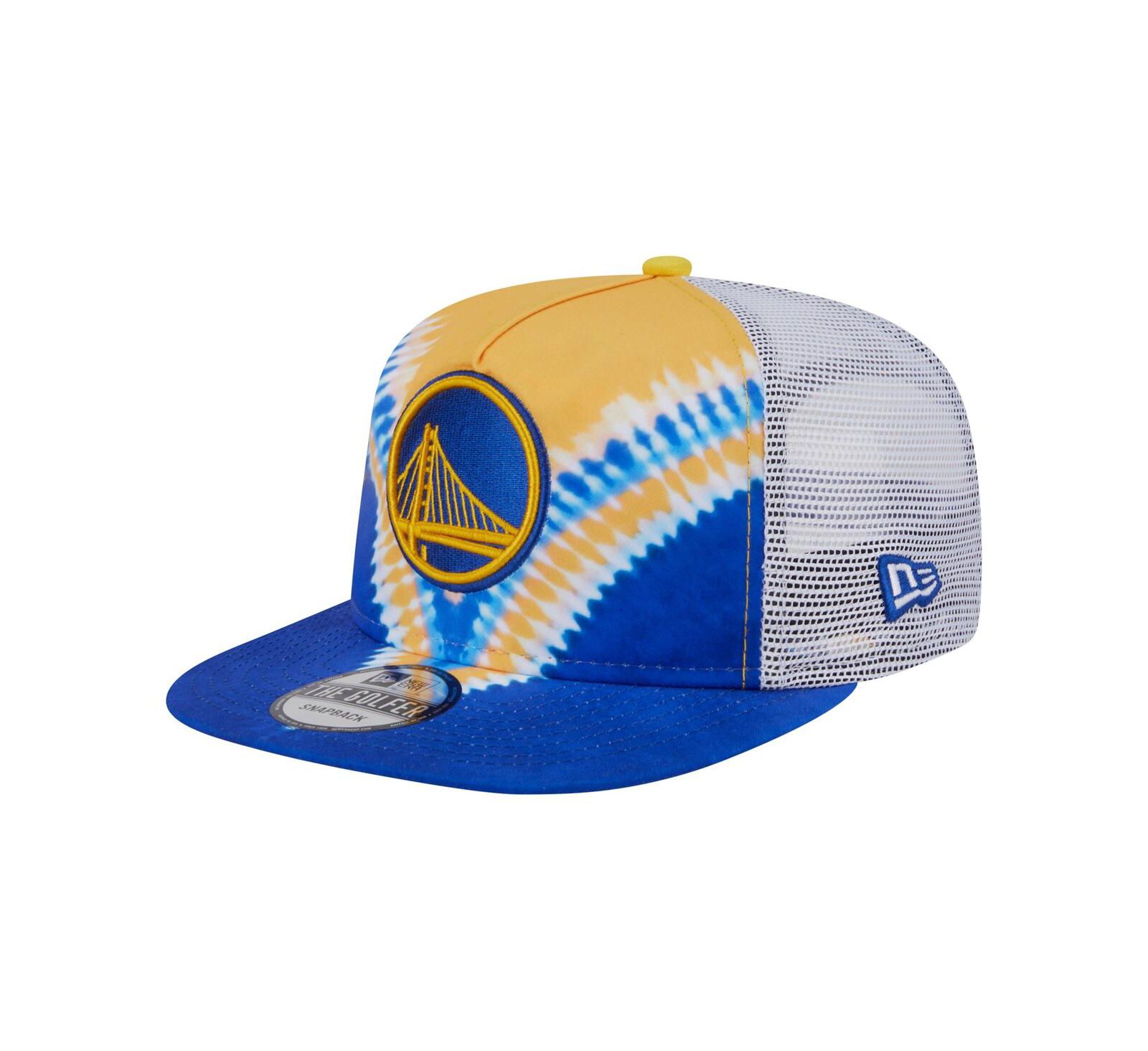 Мужская кепка New Era Golden State Warriors Throwback Dye Golfer Snapback