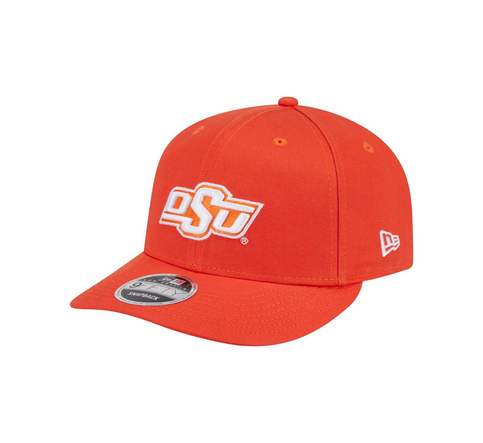 New Era Мужская кепка 9FIFTY Snapback Oklahoma State Cowboys, Orange, Low Profile