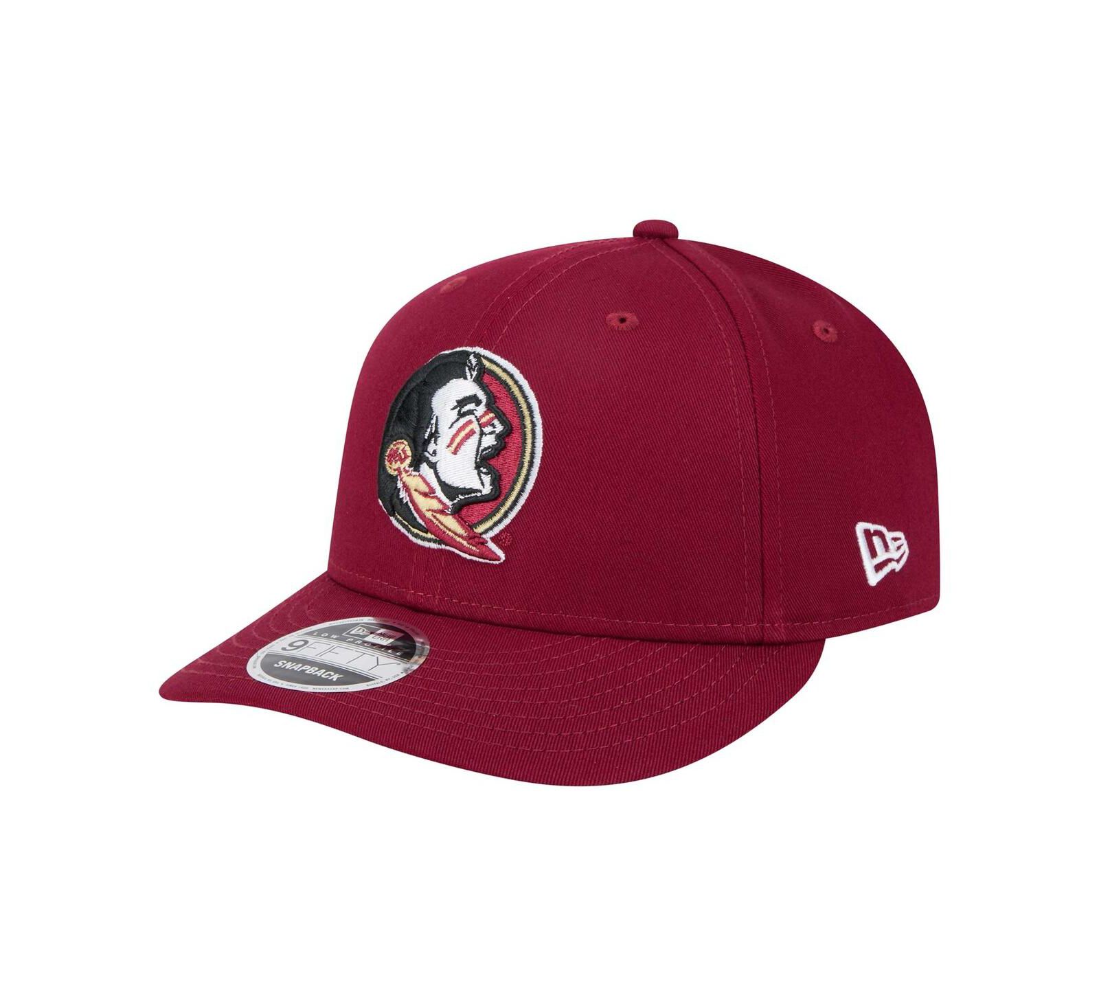 New Era Мужская кепка 9FIFTY adjustable, garnet Florida State Seminoles Low Profile