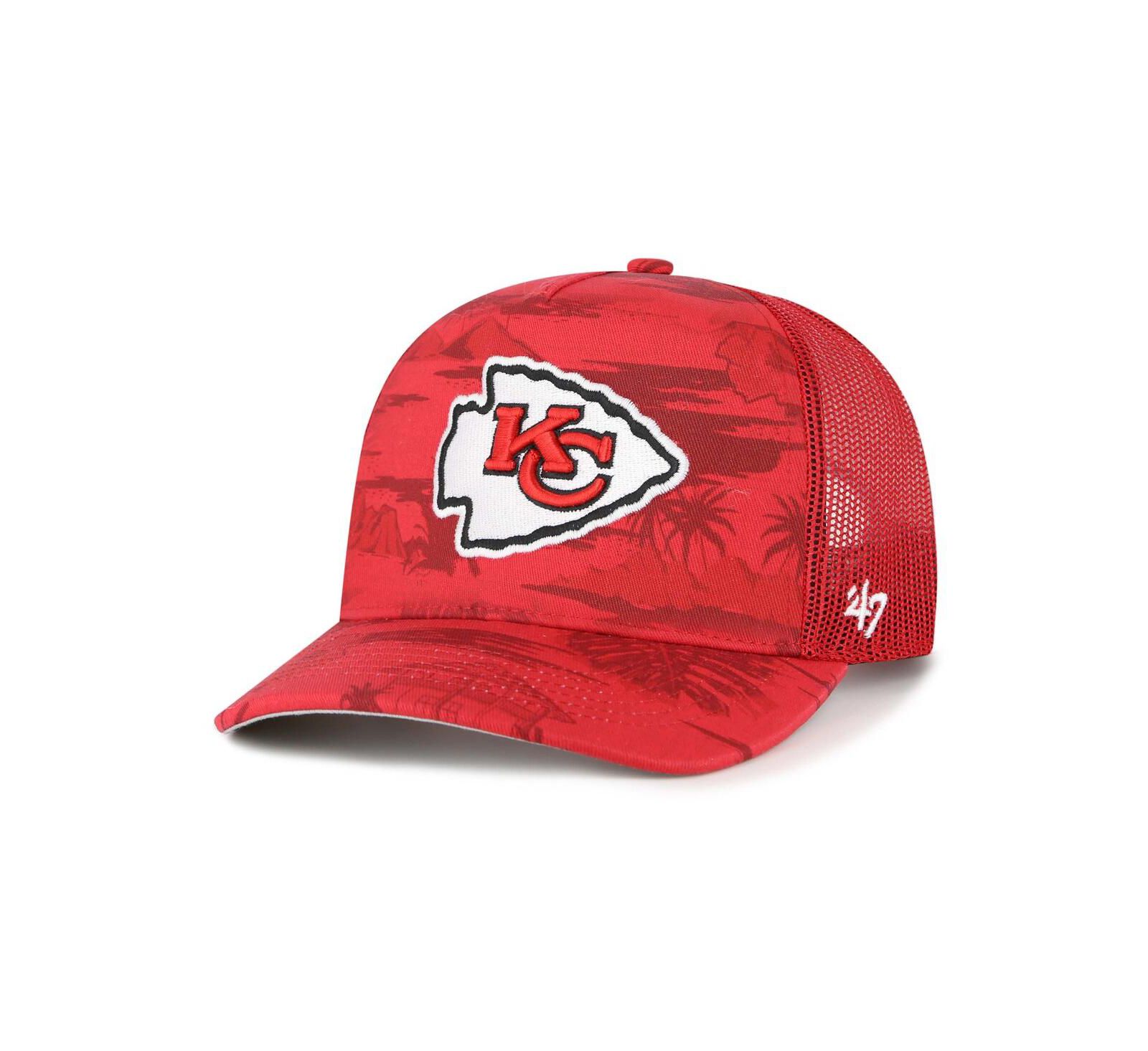 '47 Brand Men's Red Kansas City Chiefs Fiji Trucker Adjustable Hat