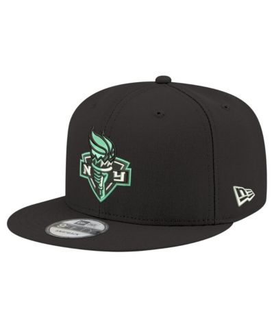 Мужская и женская кепка New Era Black New York Liberty Logo 9FIFTY Snapback
