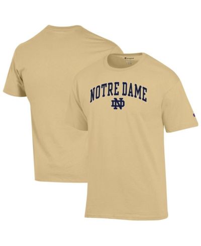 Champion Men's Gold Notre Dame Fighting Irish Arch Over Logo T-Shirt