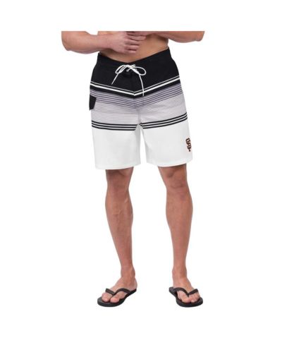 Мужские шорты G-III Sports by Carl Banks Black/White San Francisco Giants Jump Shot Volley Board