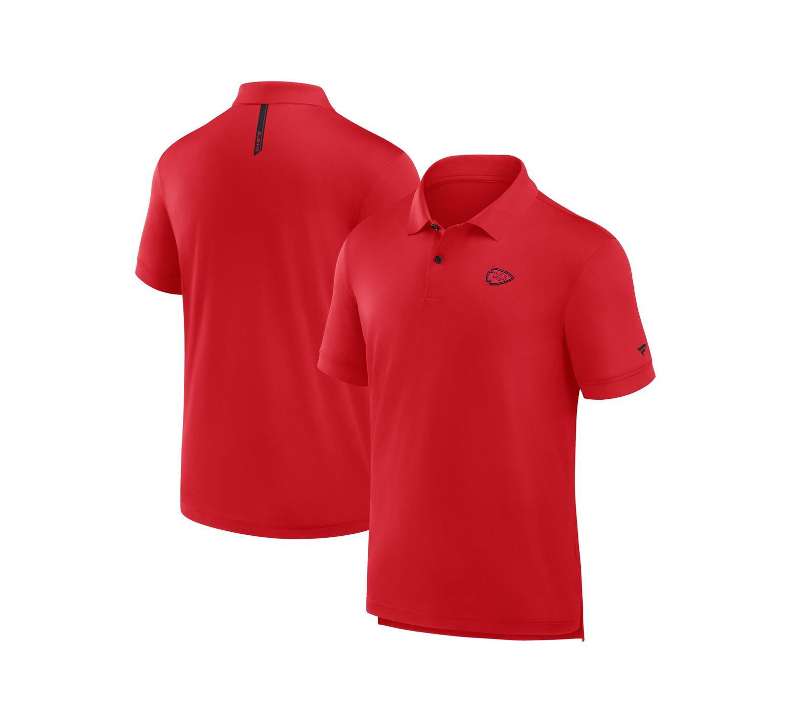 Fanatics Men's Red Kansas City Chiefs Front Office Move Mono Polo Shirt