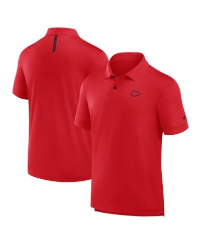 Fanatics Men's Red Kansas City Chiefs Front Office Move Mono Polo Shirt