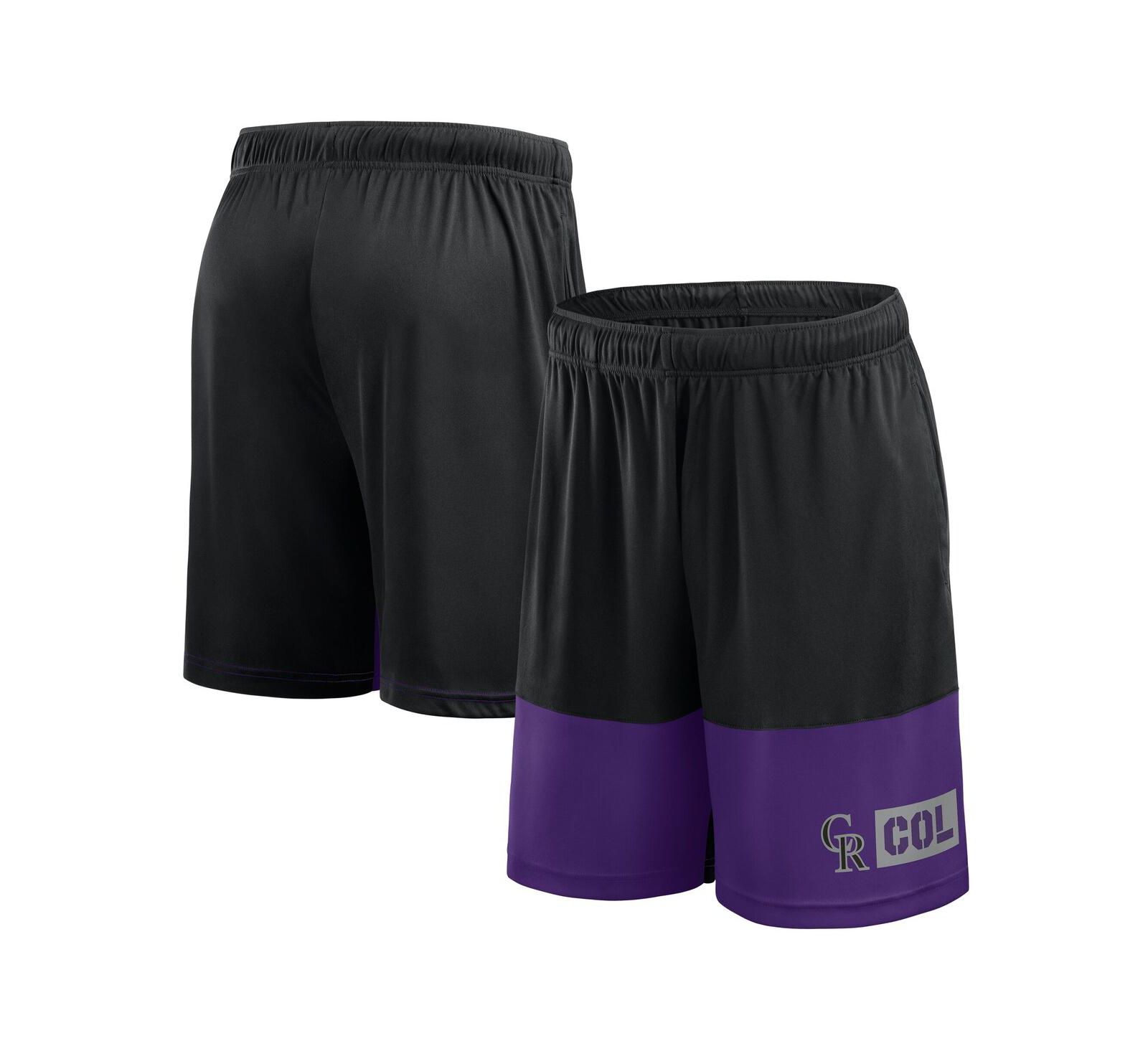 Мужские шорты Fanatics Black Colorado Rockies Best of the Best