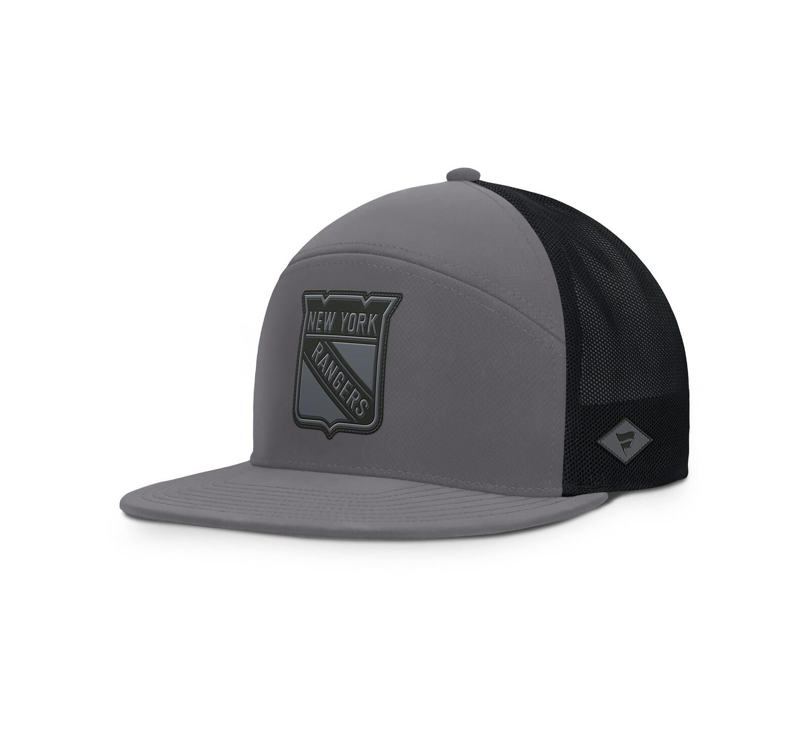 Мужская регулируемая кепка Fanatics New York Rangers Charcoal Fairweather