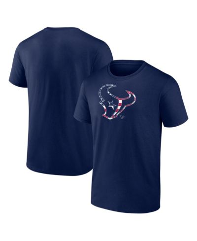 Logo Athletic Мужская футболка Houston Texans Americana, темно-синяя