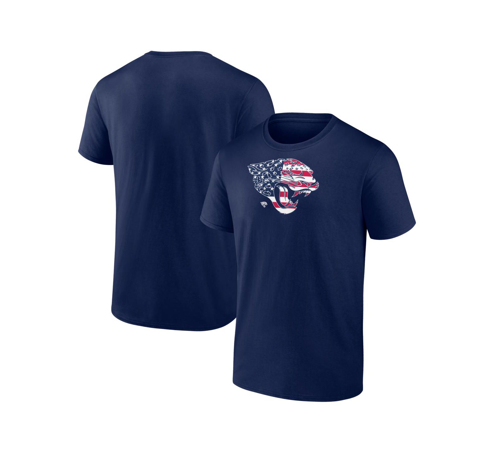 Logo Athletic Мужской Navy Jacksonville Jaguars Americana T-Shirt