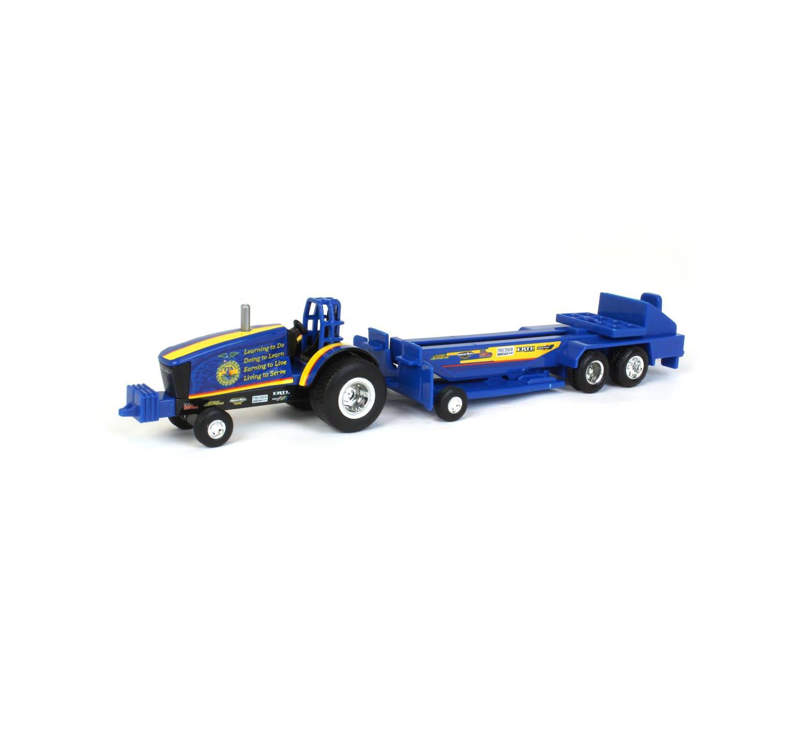 Ertl 1/64 Scale FFA Learning to Do Pulling Die-Cast Tractor with Sled, 2-Piece Set