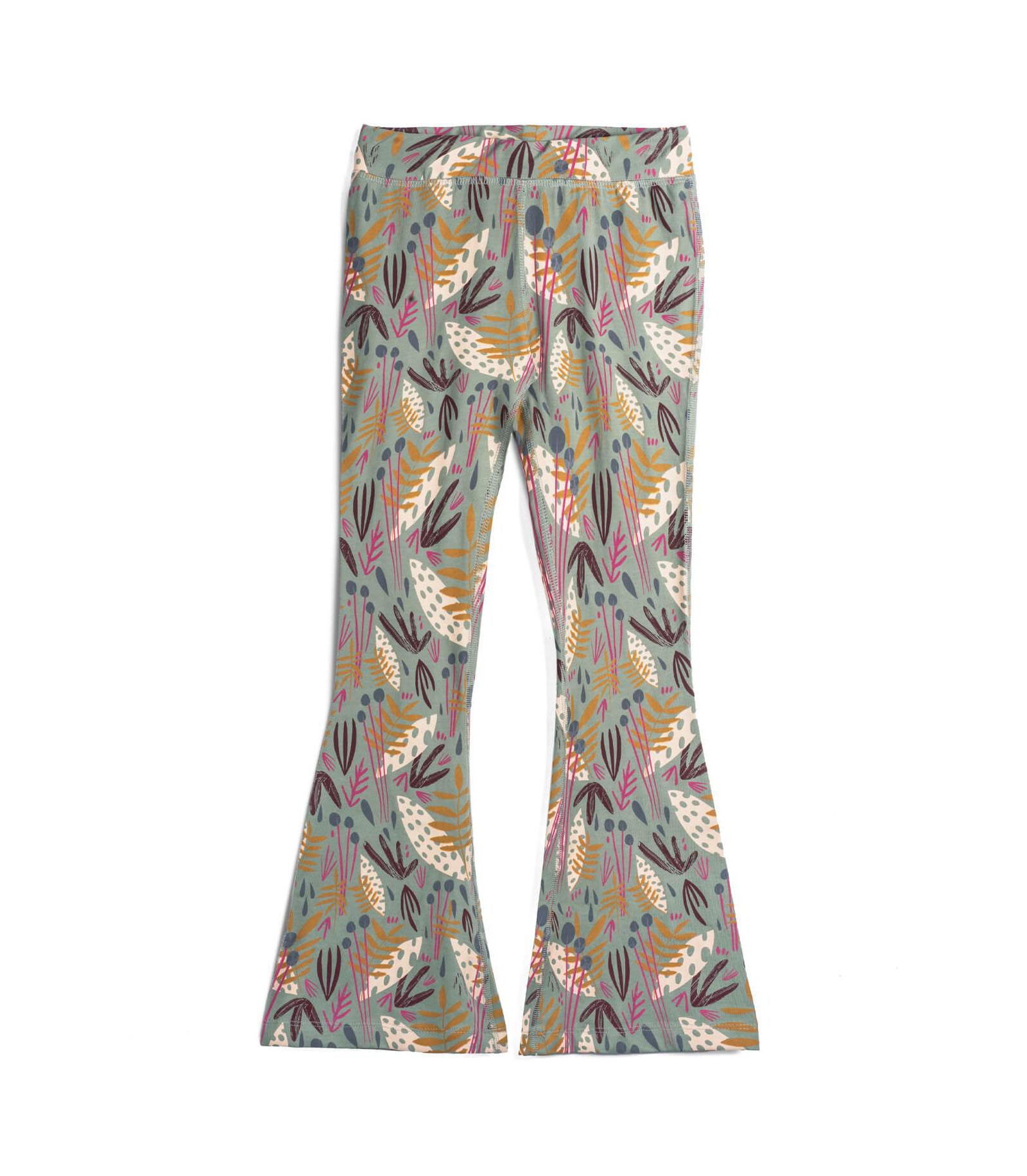 Леггинсы для йоги Mightly Toddler Girls Organic Cotton Flare Leggings