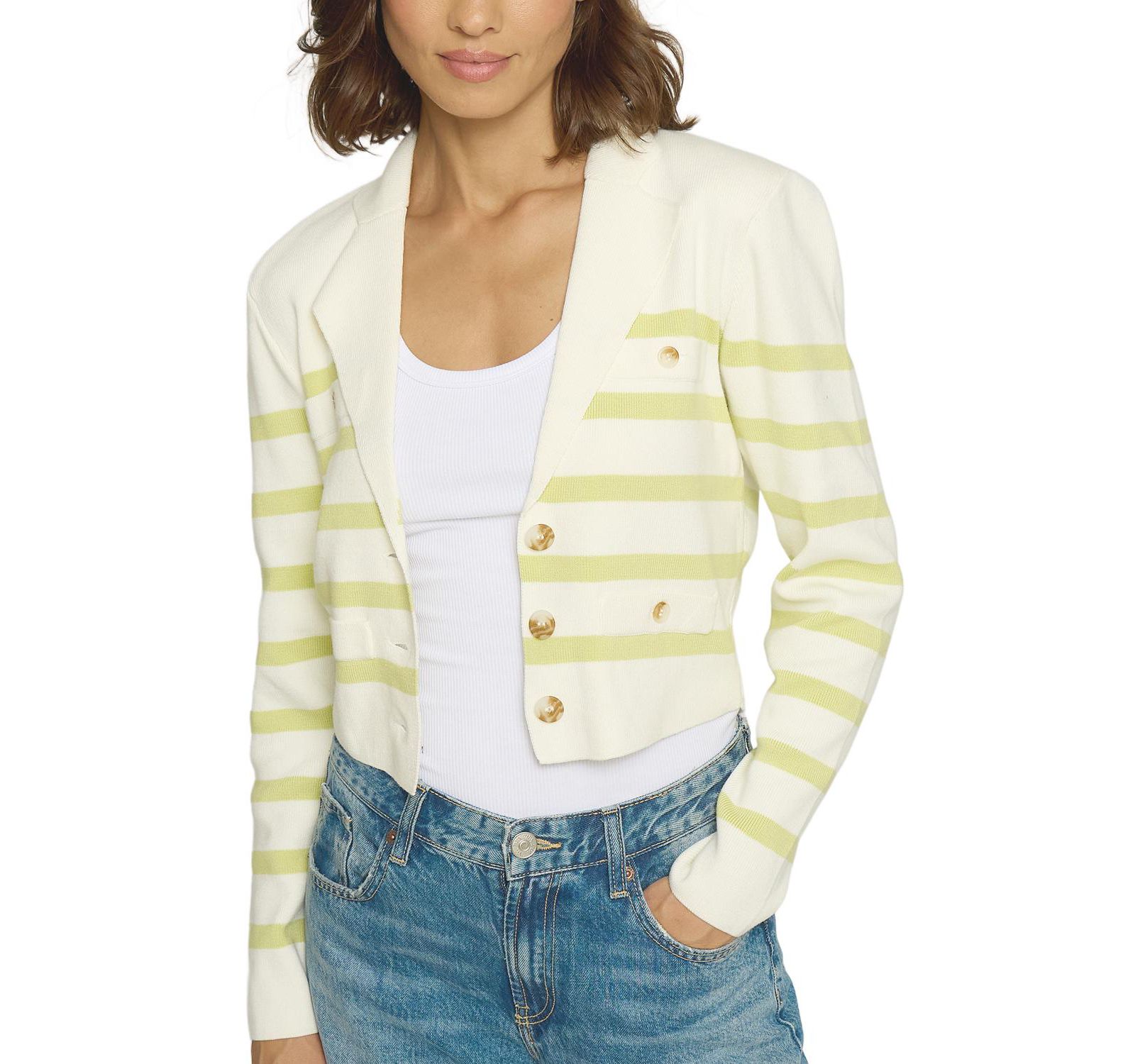 Женский блейзер Central Park West Stripe Knit