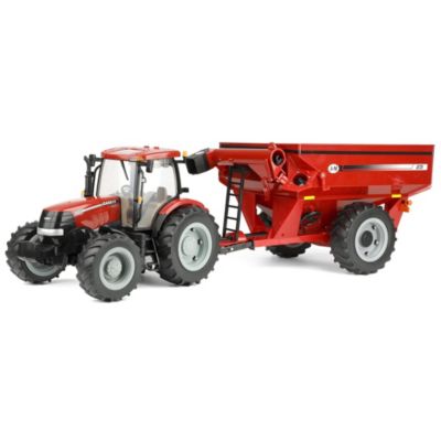 ERTL Big Farm 1/16 Case IH Puma 215 Трактор с прицепом JandM