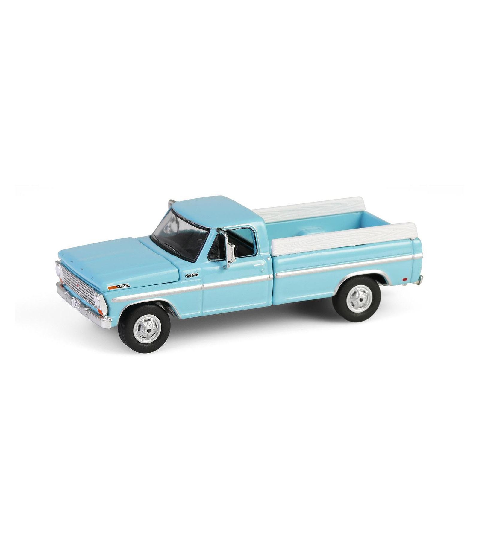 Модель 1/64 1969 F-250 Farm and Ranch Special, Reef Aqua Down on the Farm 10