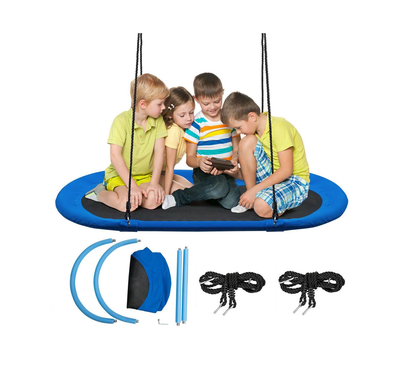 SUGIFT 60 Inch Saucer Surf Outdoor Adjustable Swing