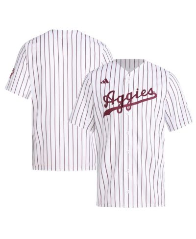 Мужское бейсбольное джерси Adidas Texas A&M Aggies белое