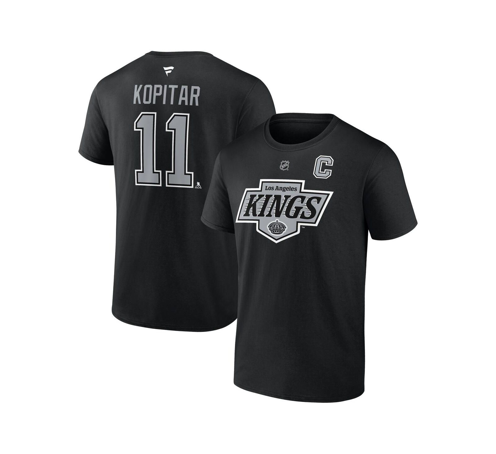 Мужская футболка Fanatics Anze Kopitar Los Angeles Kings
