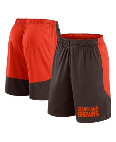Шорты Fanatics Men's Brown/Red Cleveland Browns Launch