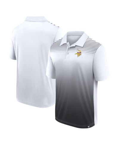Logo Athletic Мужская рубашка-поло Minnesota Vikings Sandlot Game, белая/черная