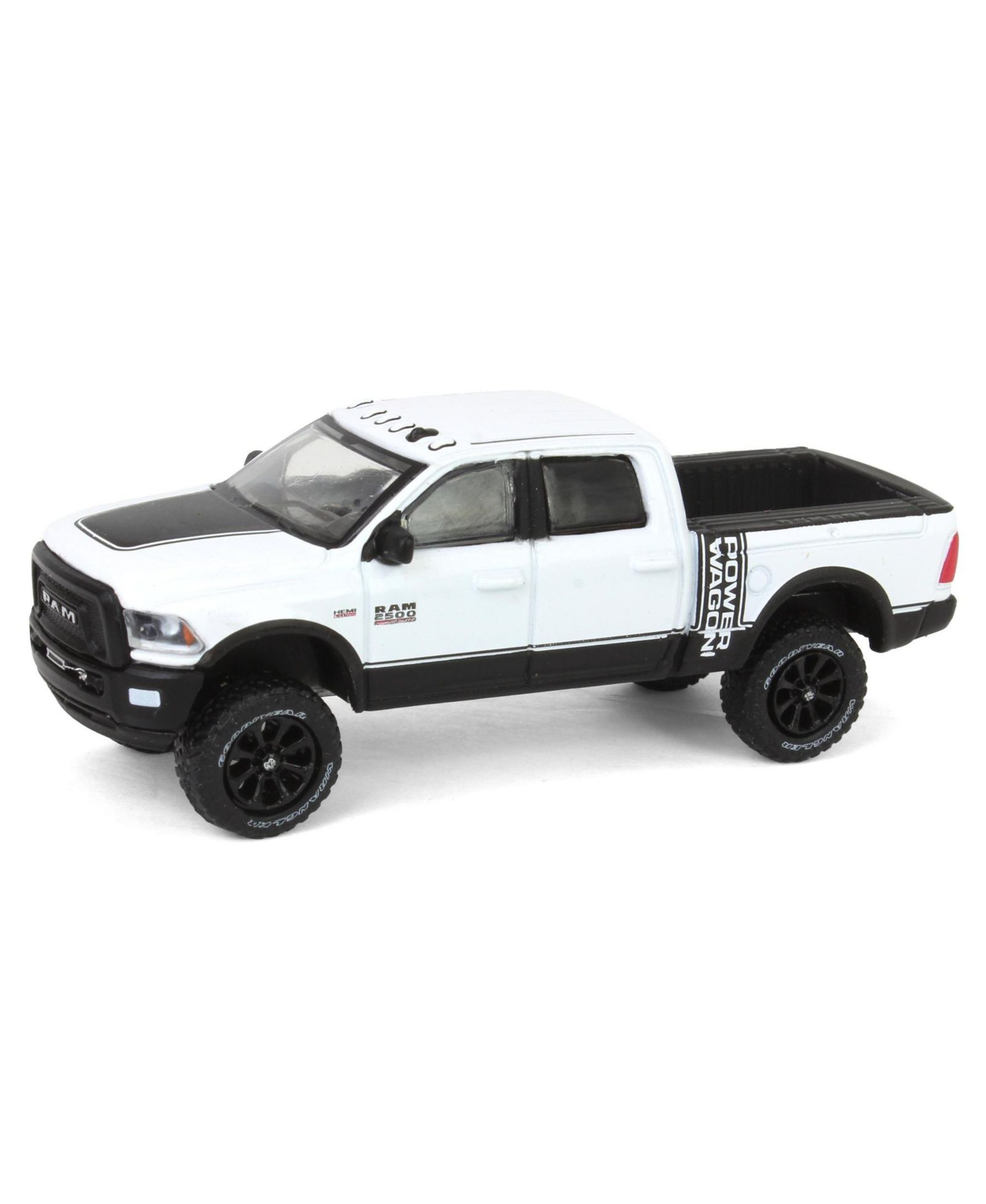 1/64 поднятый 2017 Ram 2500 Power Wagon пикап белый эксклюзивный