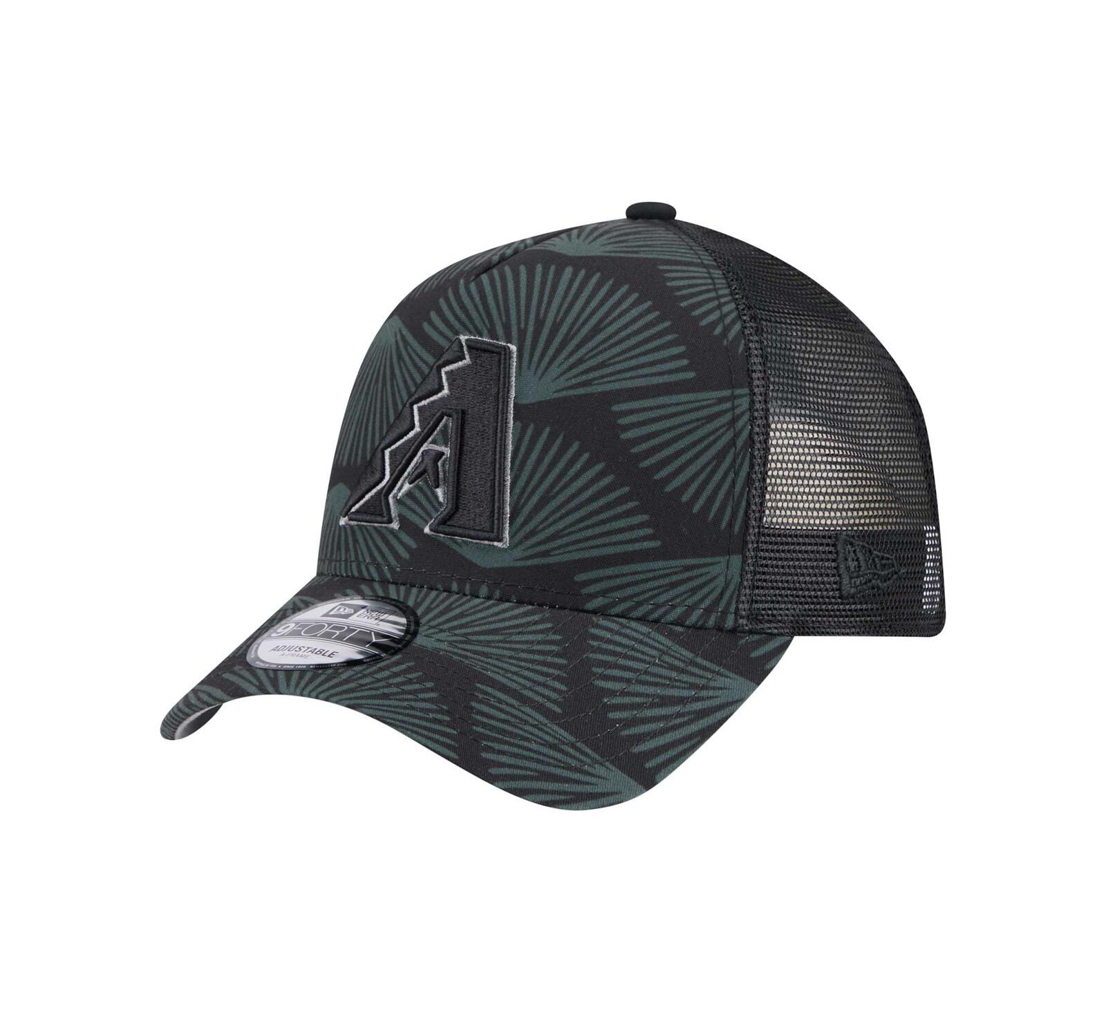 Мужская регулируемая кепка New Era Arizona Diamondbacks 9FORTY A-Frame Trucker, черный