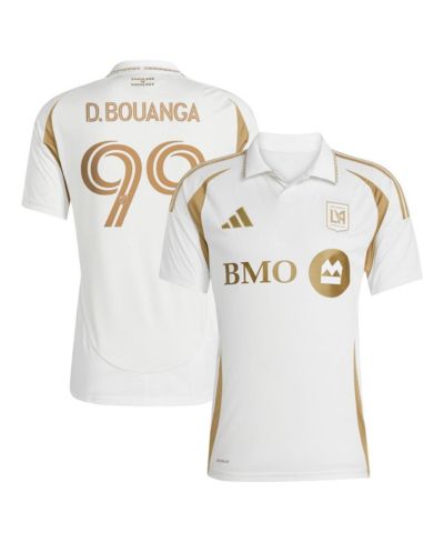 Adidas Men's Denis Bouanga White LAFC 2025 Secondary Replica Player Jersey