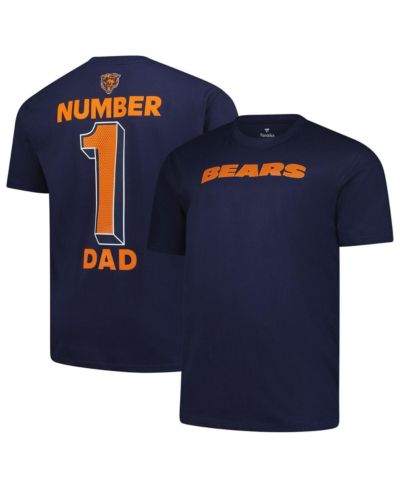 Мужская футболка Fanatics Chicago Bears Big & Tall Number One Dad
