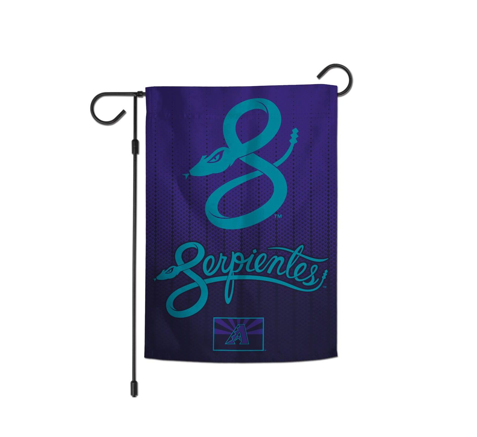 Садовый флаг Wincraft Arizona Diamondbacks 2025 City Connect 12" x 18" двухсторонний