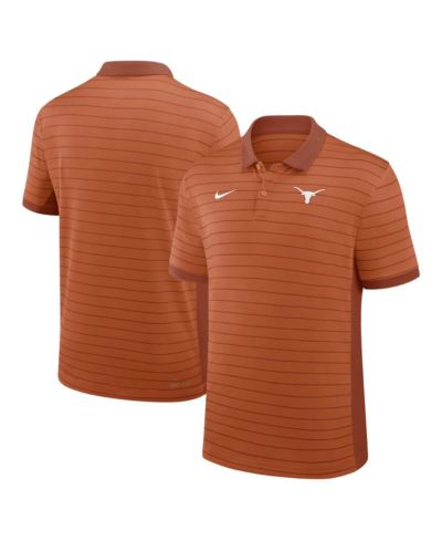 Мужская спортивная рубашка-поло Nike Texas Orange Texas Longhorns 2025 Early Season Coaches Sideline Victory Stripe