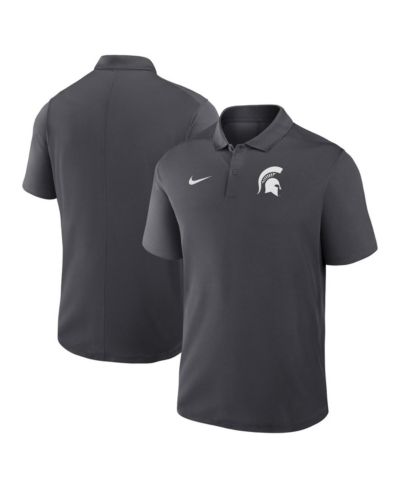Мужская рубашка-поло Nike Anthracite Michigan State Spartans Primetime Victory