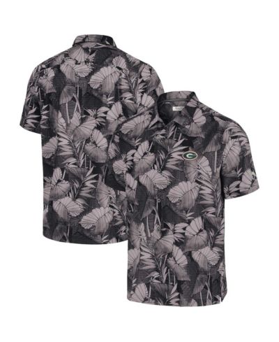 Мужская рубашка Tommy Bahama Black Georgia Bulldogs Coast Nuevo Fronds Button-Up